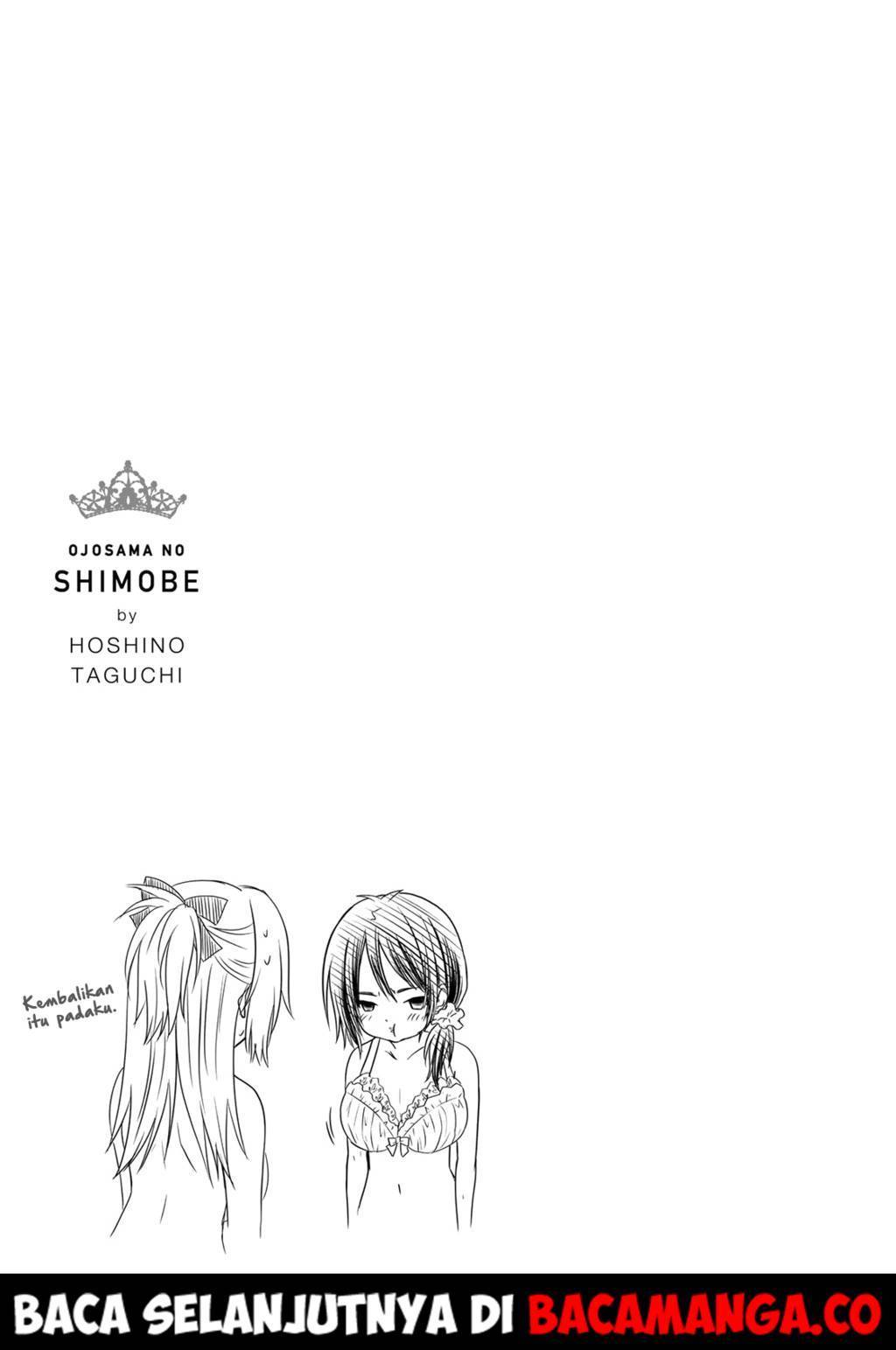 Ojou-sama no Shimobe chapter 37